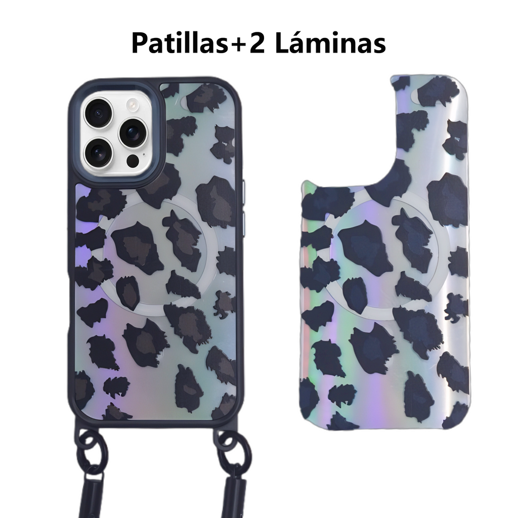 iPhone 16 Plus Carcasa Magsafe con Láminas Estampadas Intercambiables