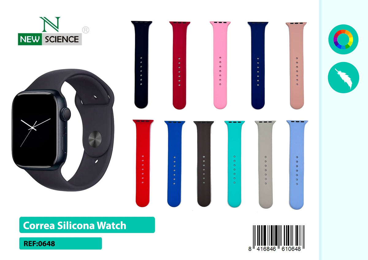 42mm/44mm/45mm/49mm Correa Silicona para iWatch