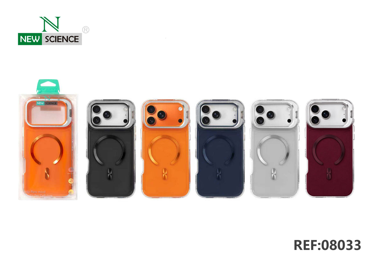 iPhone 17 / 18 Funda Magsafe con Soporte Integrado en Cámara