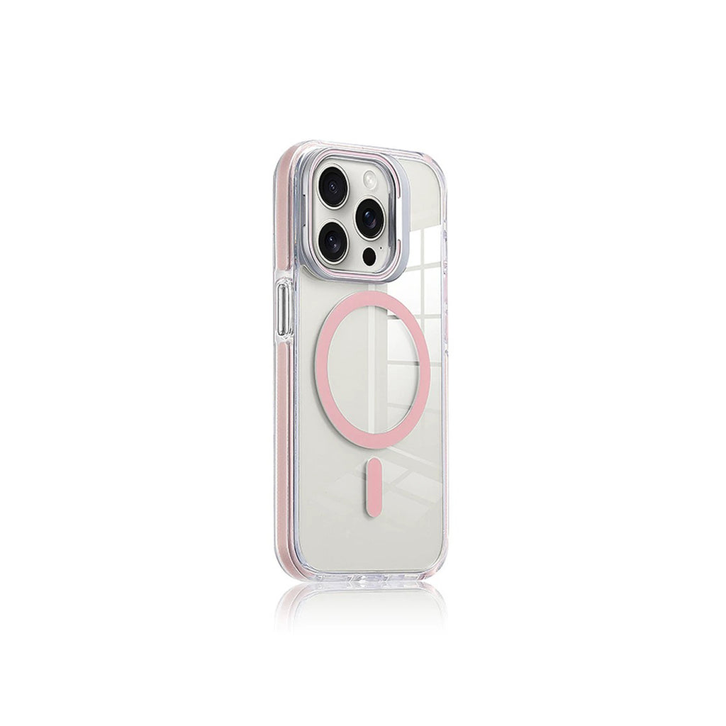iPhone 15 Pro Carcasa Magsafe con Soporte y Protector de Lentes