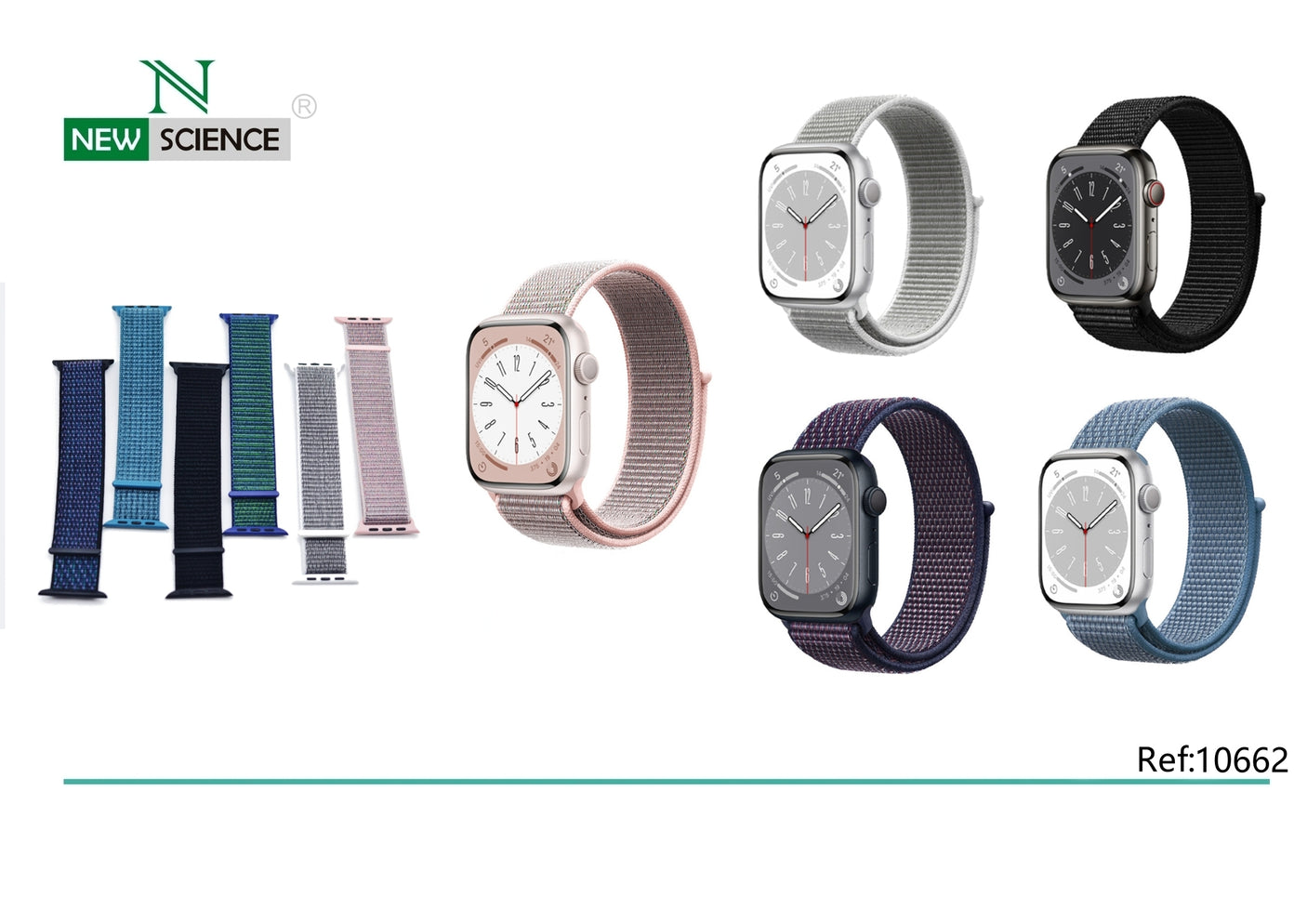 Nylon strap for iWatch 42/44/45/49mm