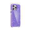 iPhone 16 Pro Max Carcasa Reforzada con Brillo Purpurina