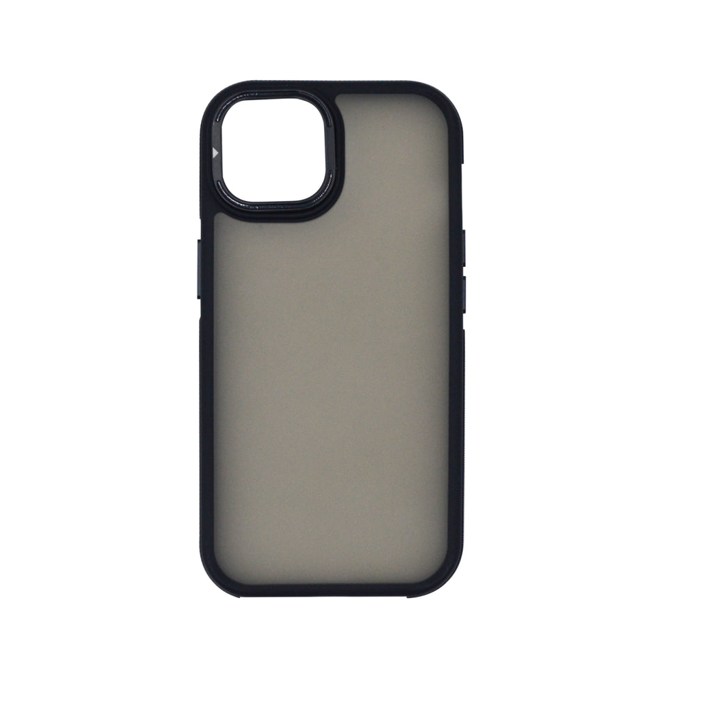 Capa fosca ultrarreforçada para iPhone 15 com suporte dobrável