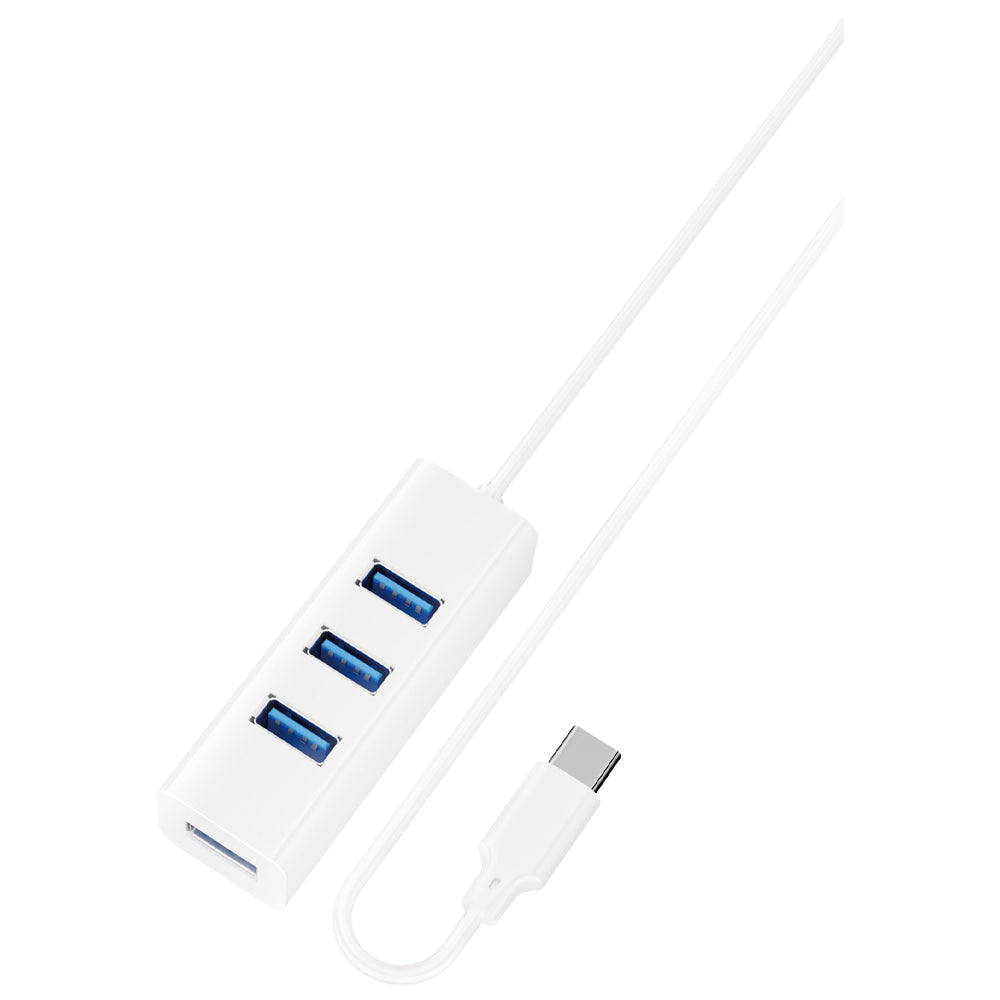 Adaptador HUB 4EN1 TypeC a USB 3.0 HU-08