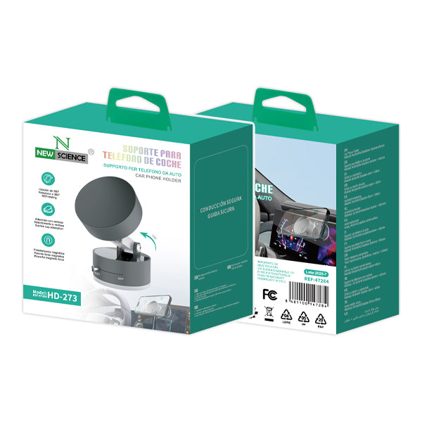 Soporte Coche HD-273 con Ventosa al Vacío