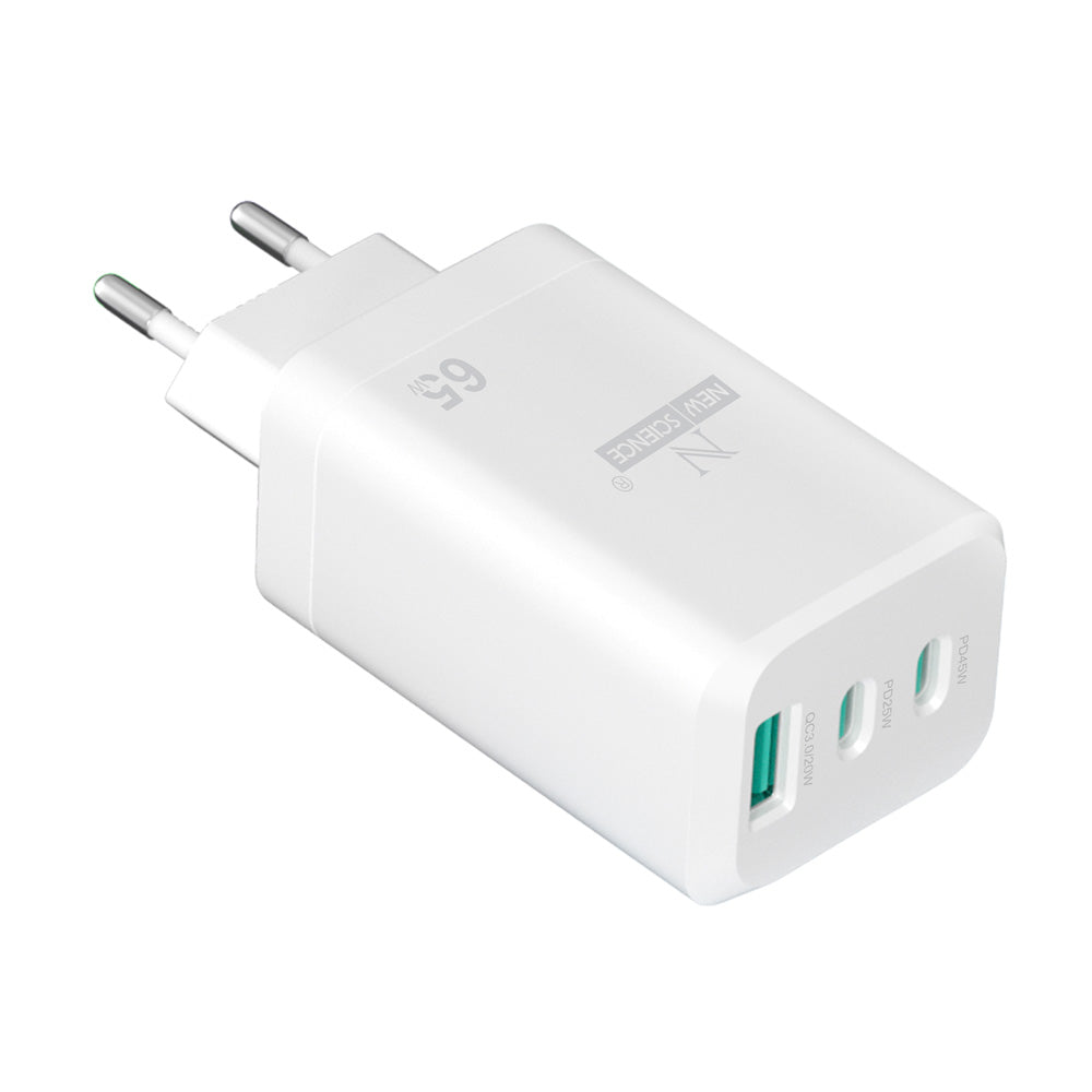 Enchufe Adaptador Triple USB20W+PD25W+PD45W SLD-T69