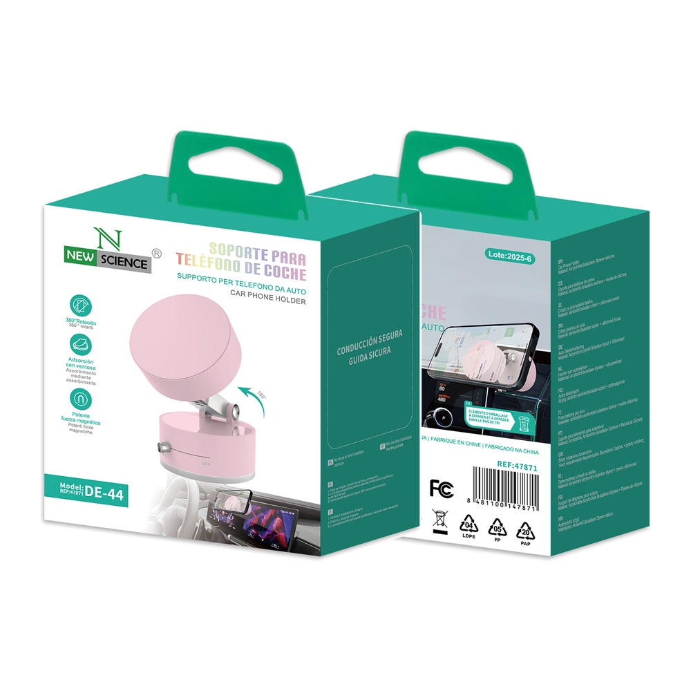 Soporte Coche DE-44 con Ventosa al Vacío