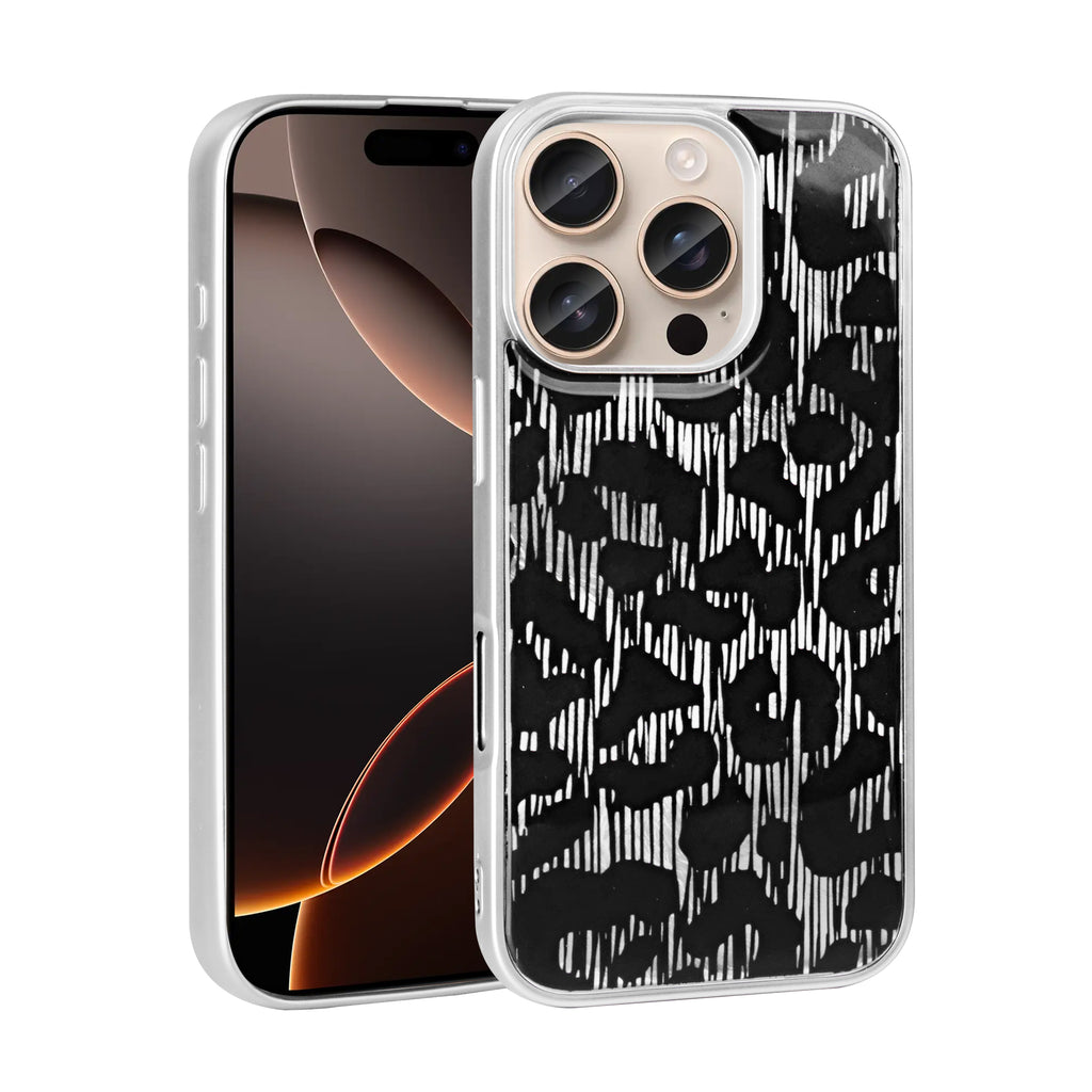 iPhone 16 Pro Carcasa estampada leopardo