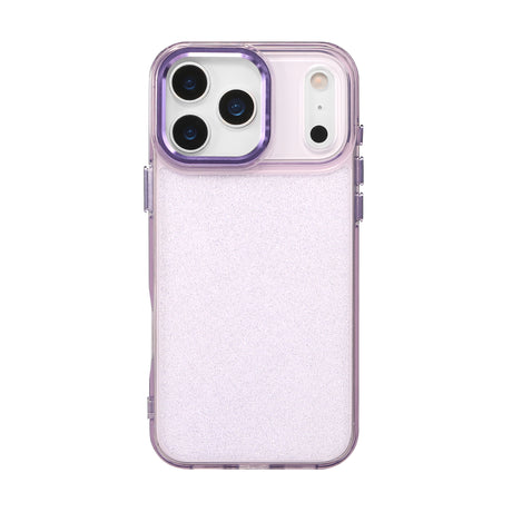 iPhone 17 Funda transparente con purpurina delicada