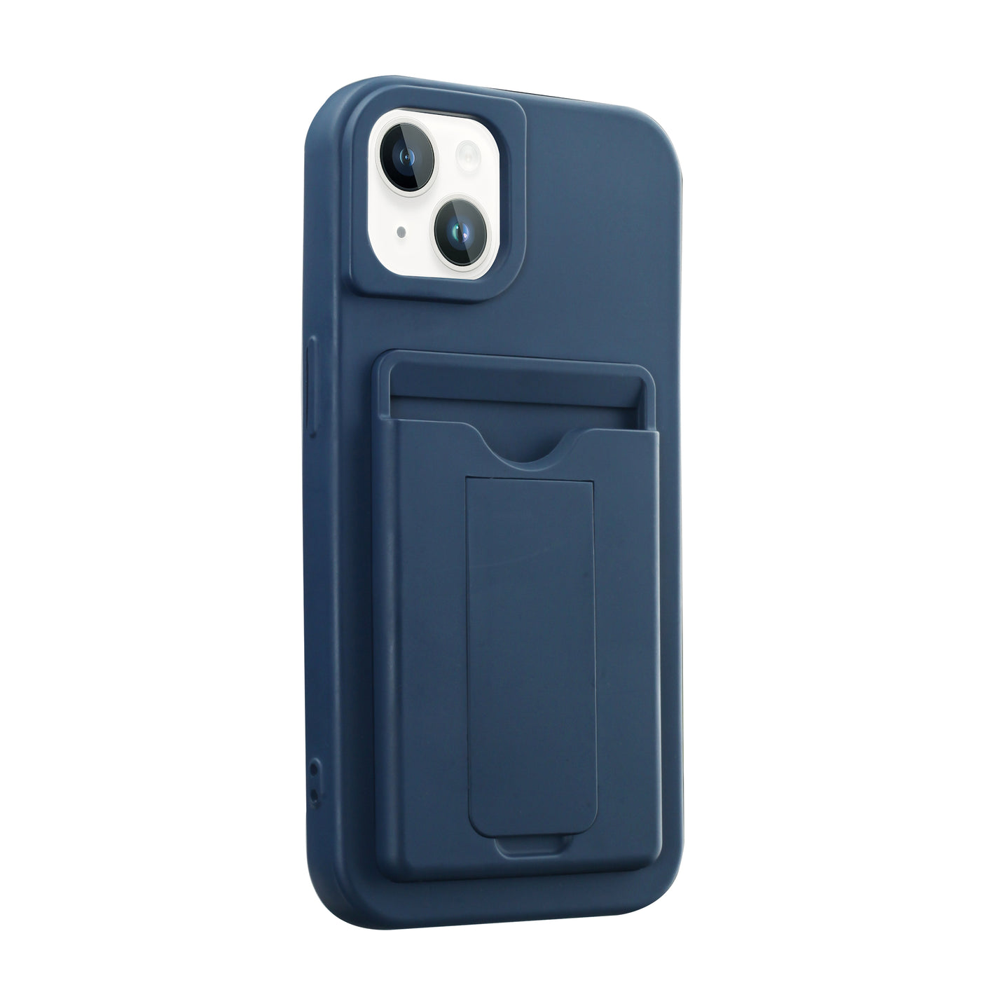 iPhone 14 Pro Max Funda Suave al Tacto con Porta Tarjetas y Soporte Integrado