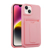 iPhone 14 Pro Max Funda Suave al Tacto con Porta Tarjetas y Soporte Integrado