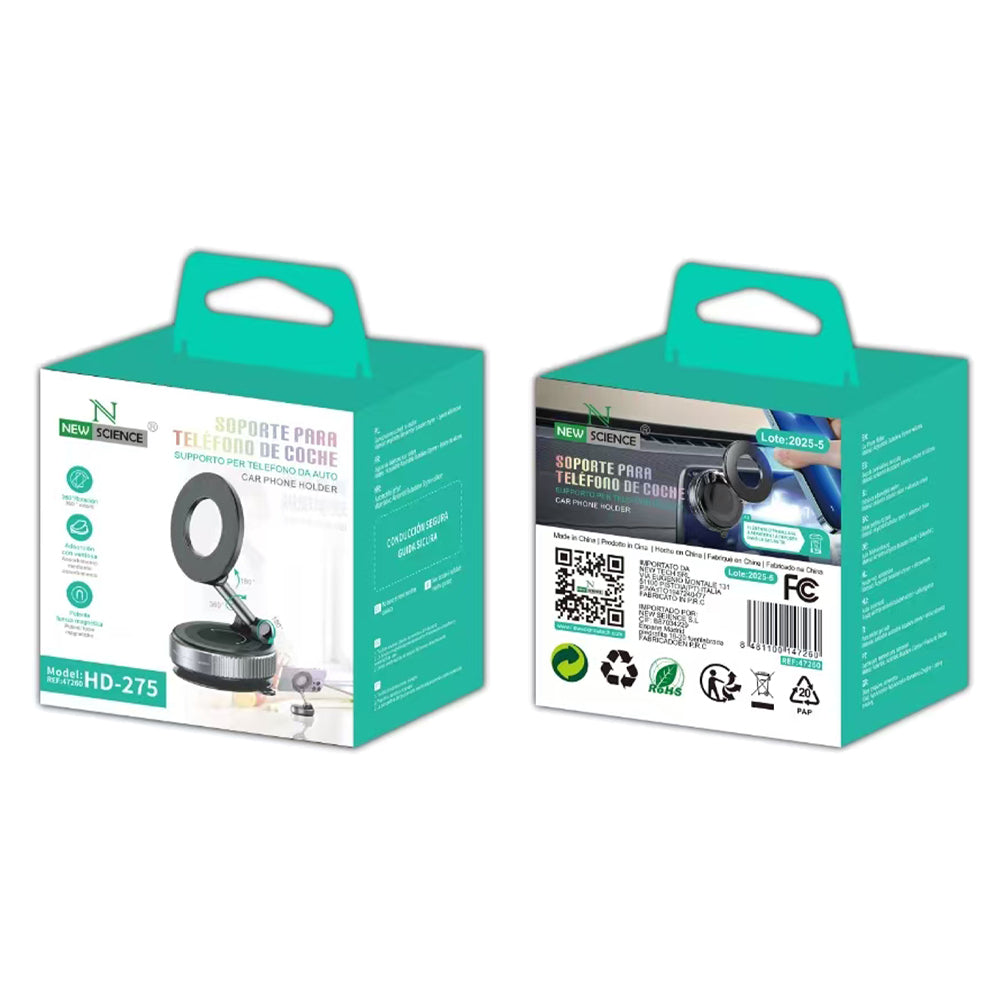 Soporte Coche HD-275 con Ventosa al Vacío