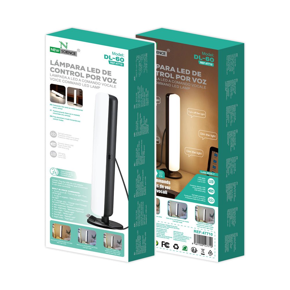 Lámpara LED control por voz DL-60