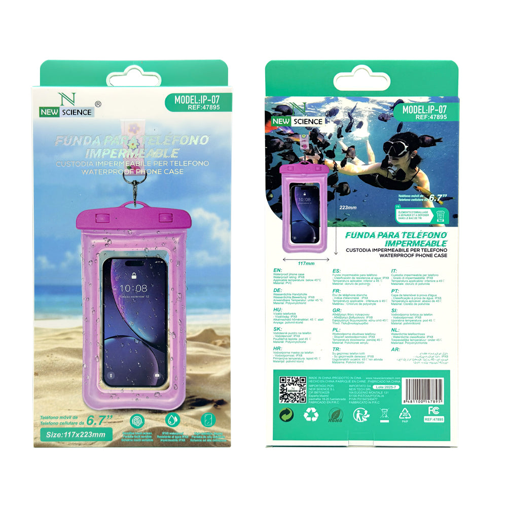 Funda Impermeable Universal 6.7" IP-07