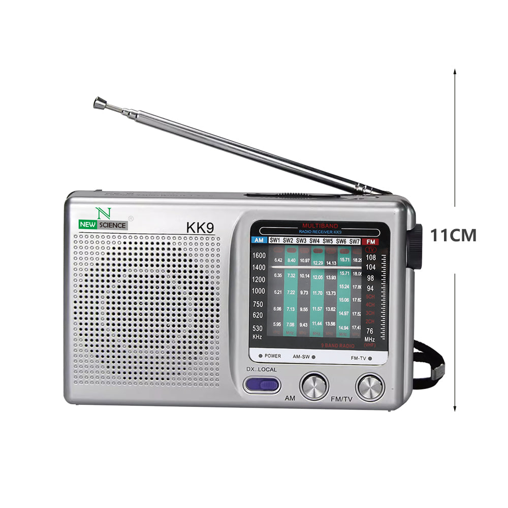 Mini Radio Portátil Multibanda KK9
