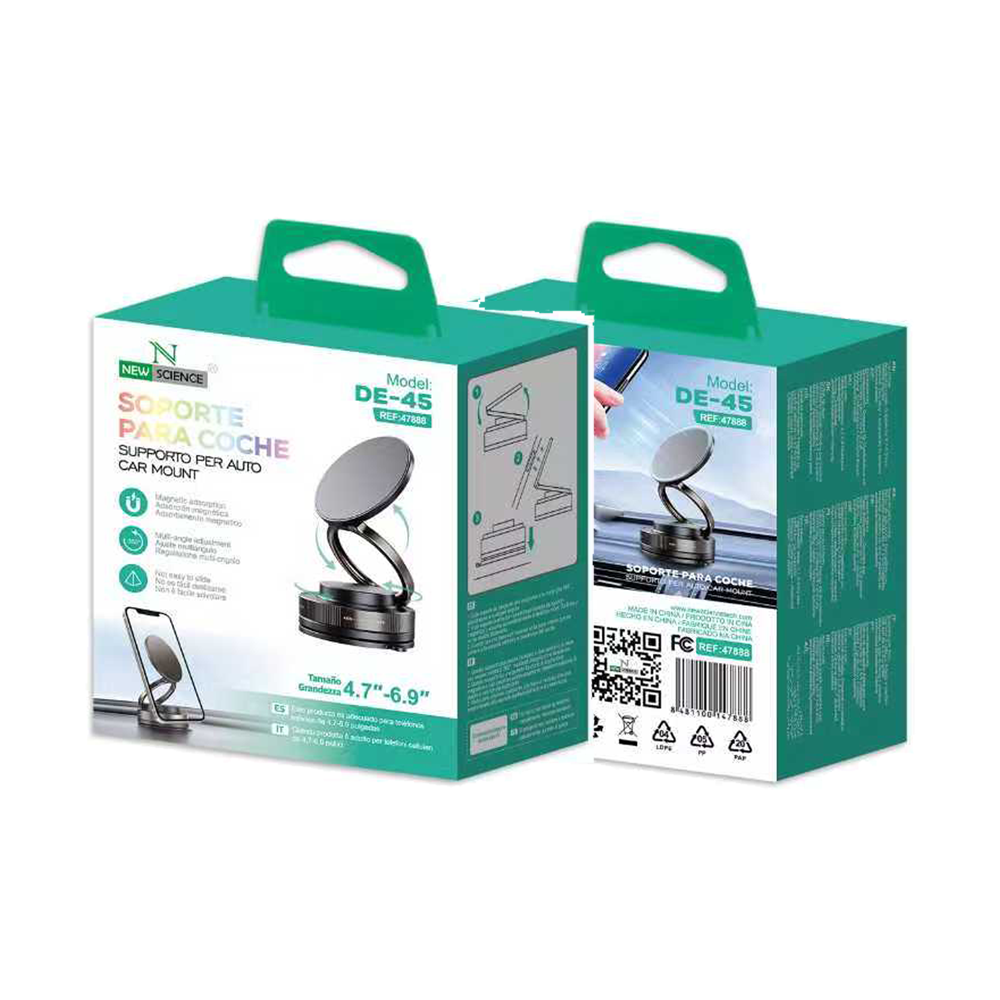 Soporte Coche DE-45 con Ventosa al Vacío