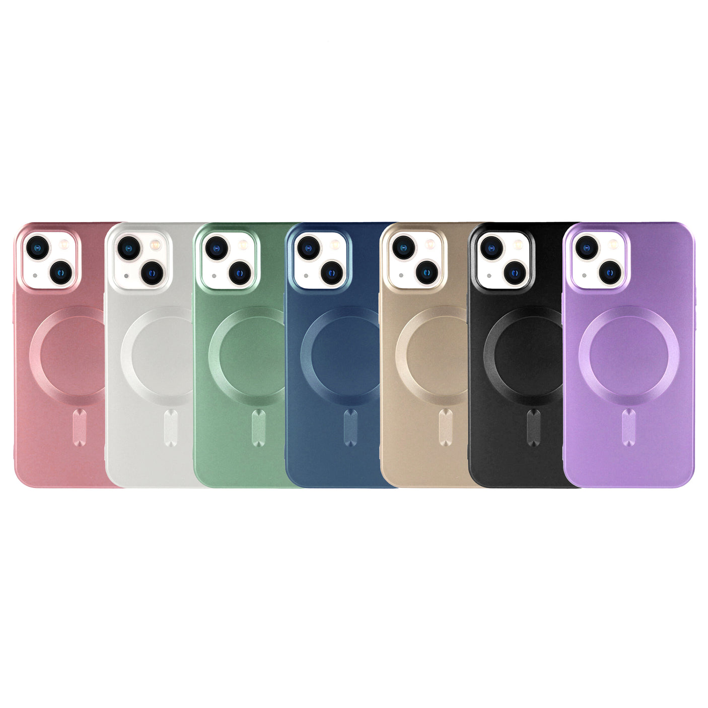 iPhone 14 Pro Carcasa TPU Metalizada con Magsafe