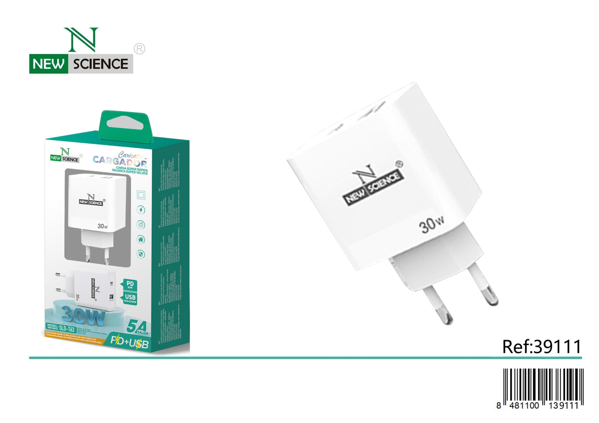 Enchufe PD 40W+USB 25W SLD-T63
