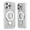 iPhone 17 Carcasa Magsafe Brillante con Soporte Plegable
