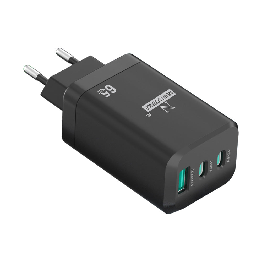 Enchufe Adaptador Triple USB20W+PD25W+PD45W SLD-T69