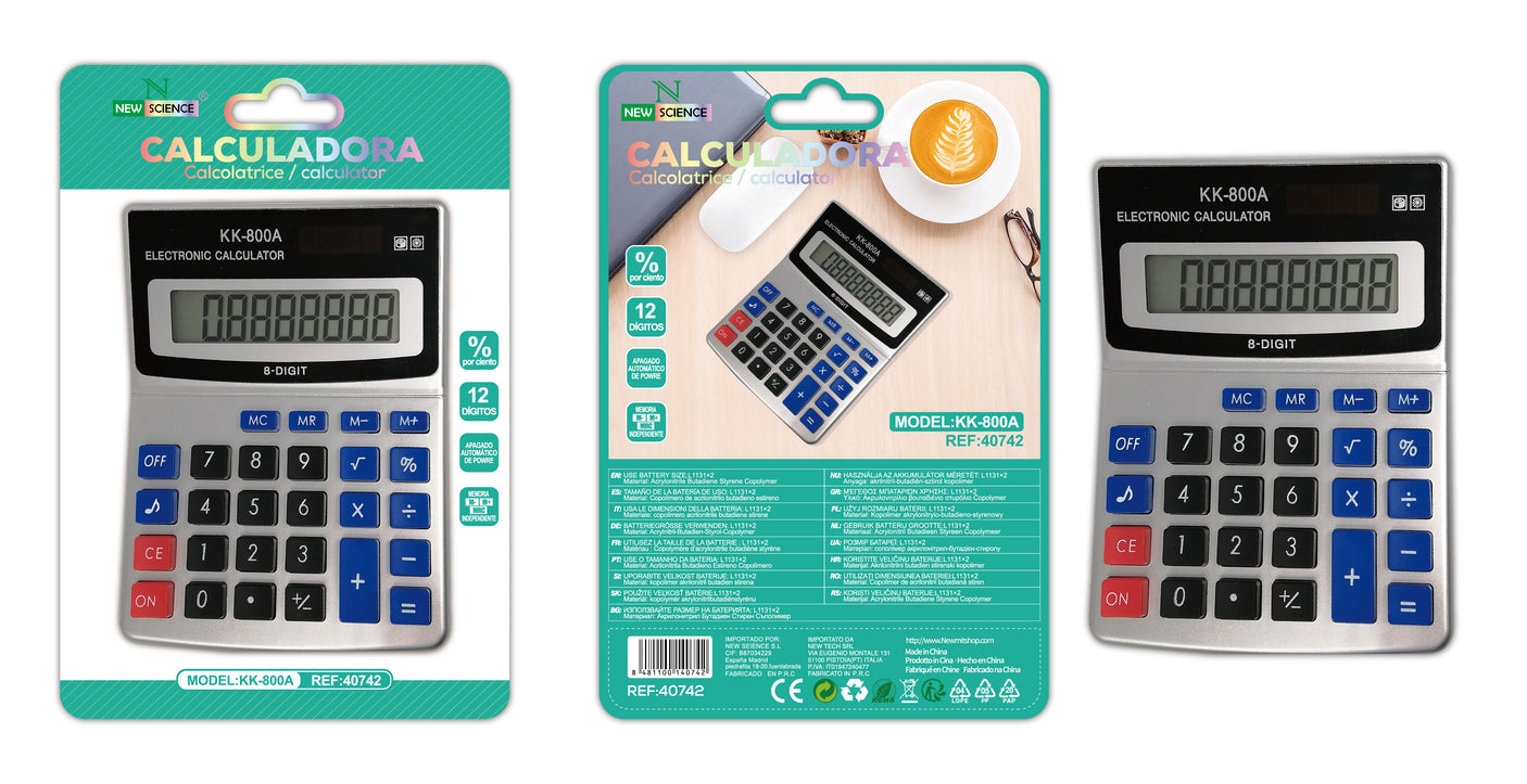 Calculadora Solar KK-800A