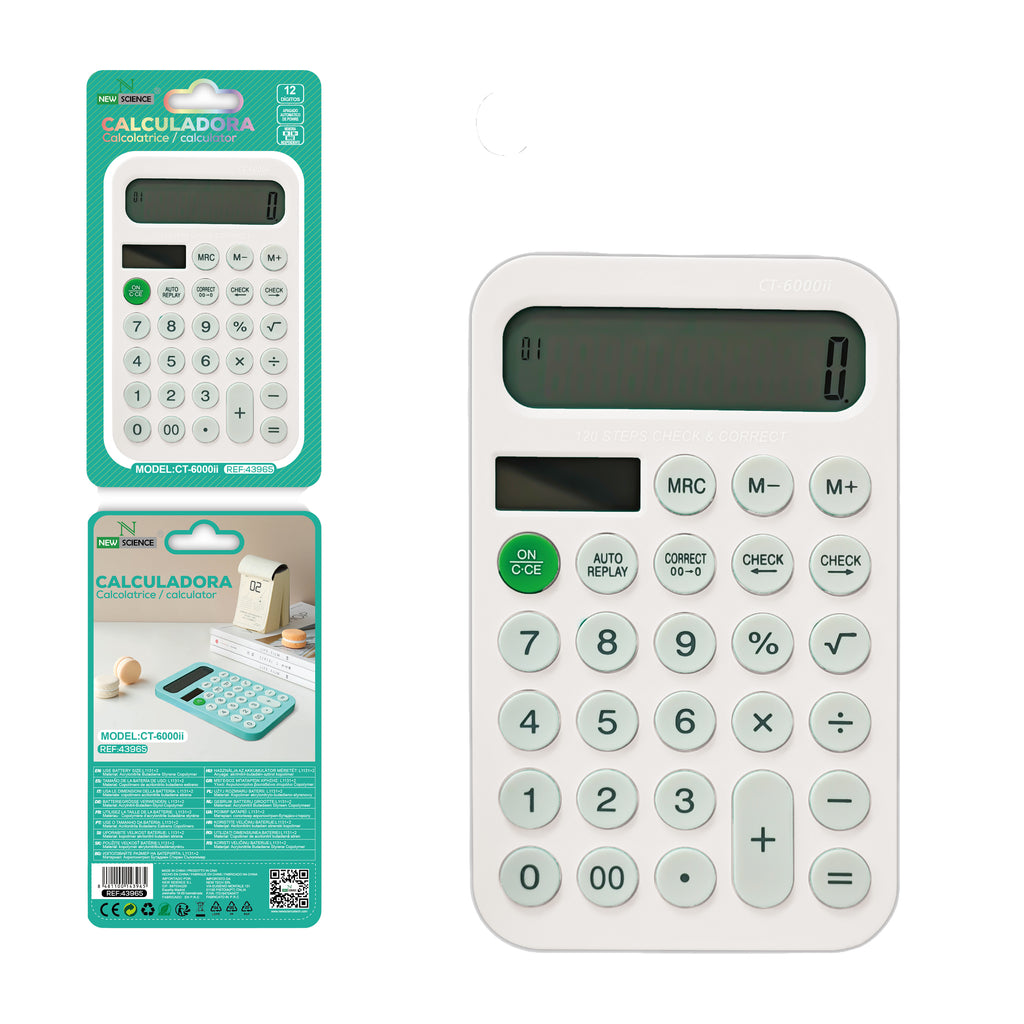 Calculadora 12 Dígitos CT-6000ii