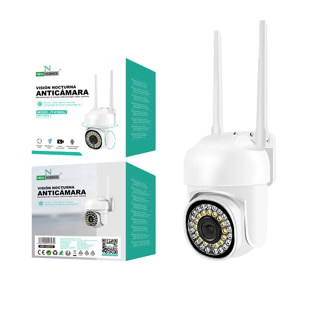 Cámara de Vigilancia con Rotación PTZ, Modelo JT-8160QJ