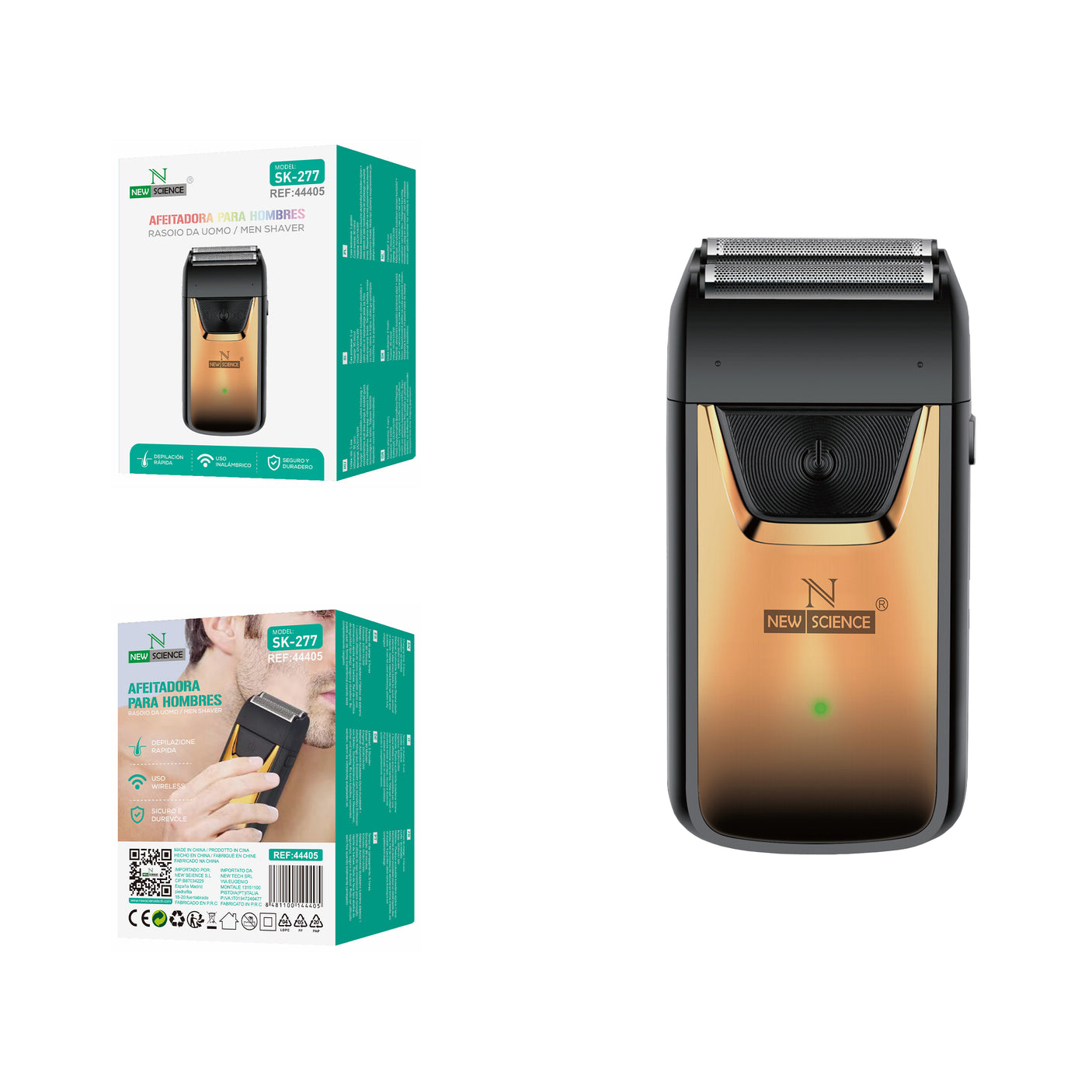 SK-277 Cordless Shaver for Men