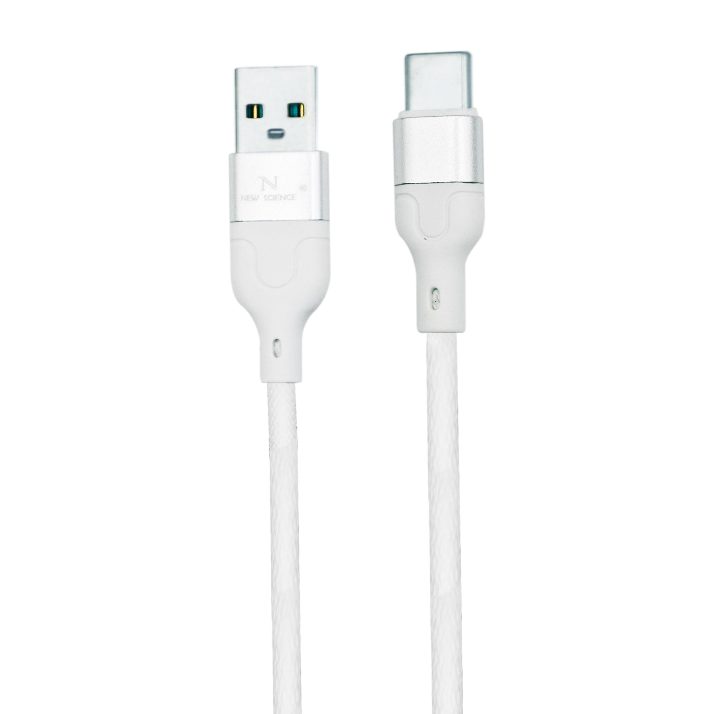 Cable USB a Type C 5A 1M JX-03 Blanco