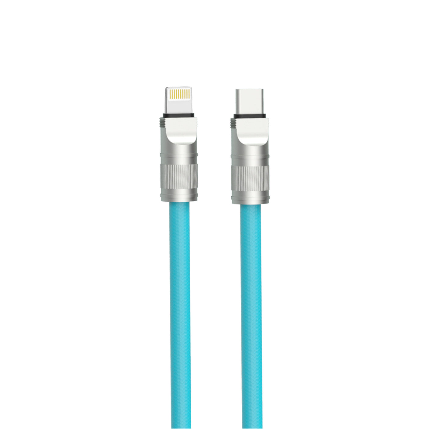 Cable Correa Nylon Trenzado PD USB-C a Lightning iPhone 27W 30CM, Modelo H-2
