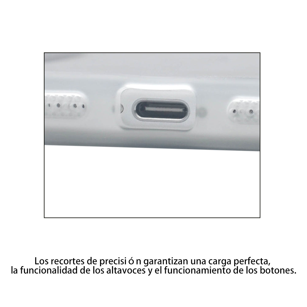 iPhone 17 Pro Max Funda Transparente Mate Antideslizante con MagSafe