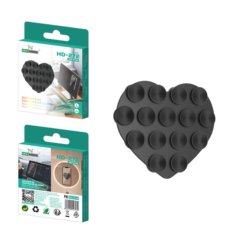 Soporte ventosa de silicona HD-272