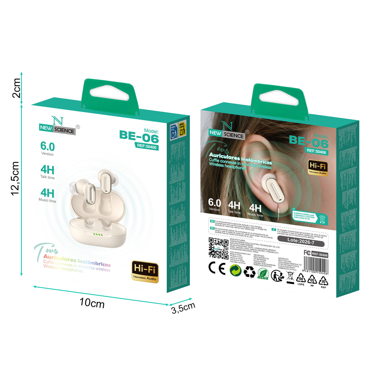 Auriculares Inalámbricos BE-06