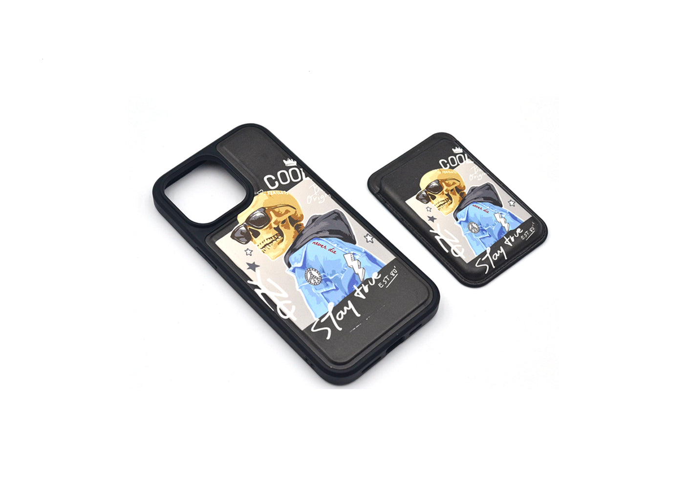 iPhone 12/12 Pro Leather Case with Magnetic Wallet/Card Holder