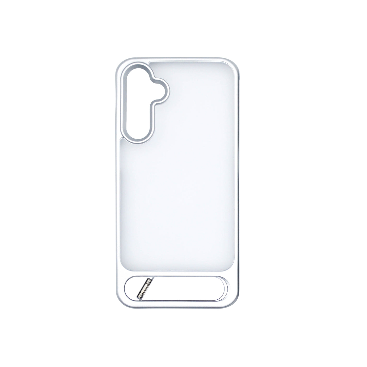 iPhone 15 Pro Carcasa Metalizada con Soporte Plegable