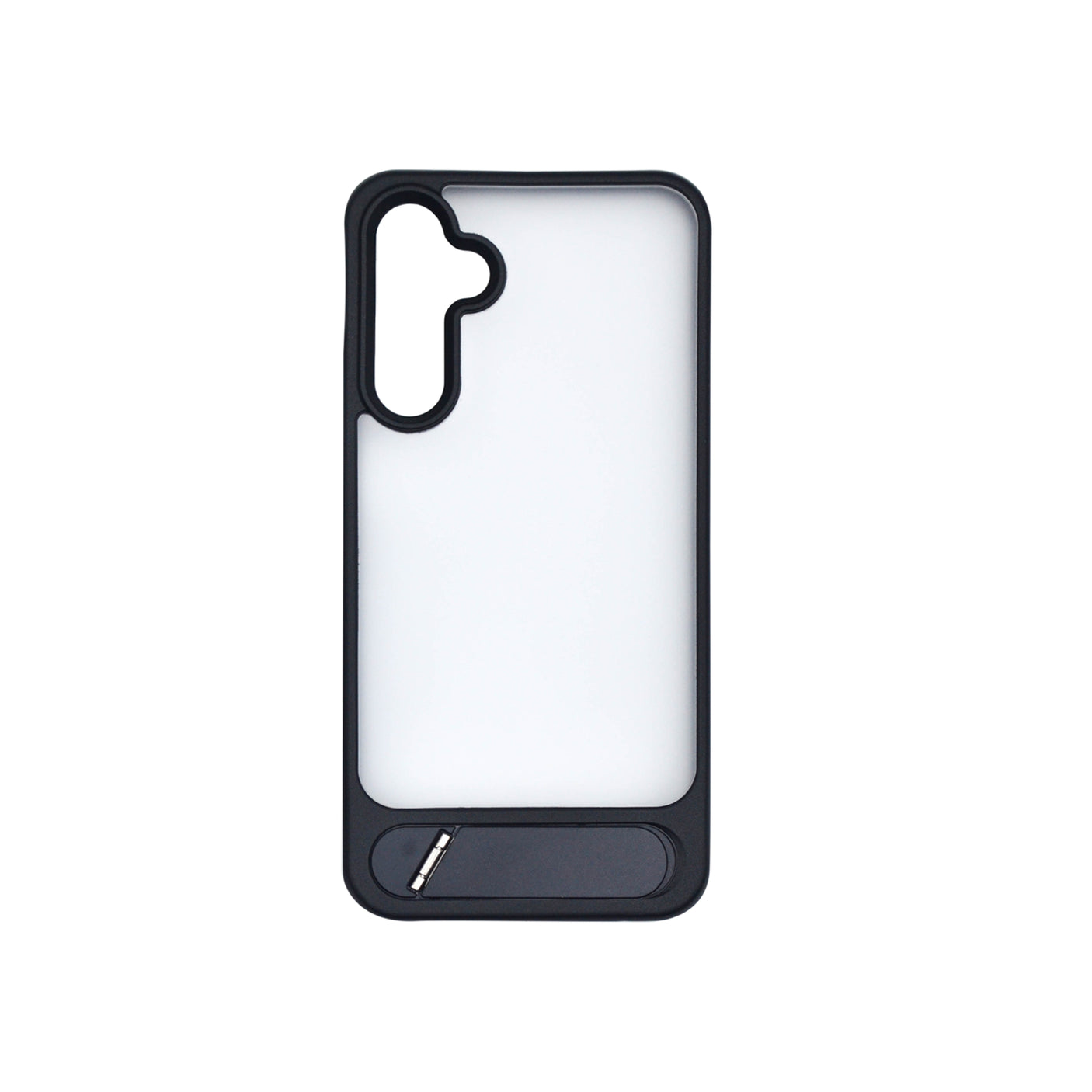 iPhone 15 Pro Carcasa Metalizada con Soporte Plegable