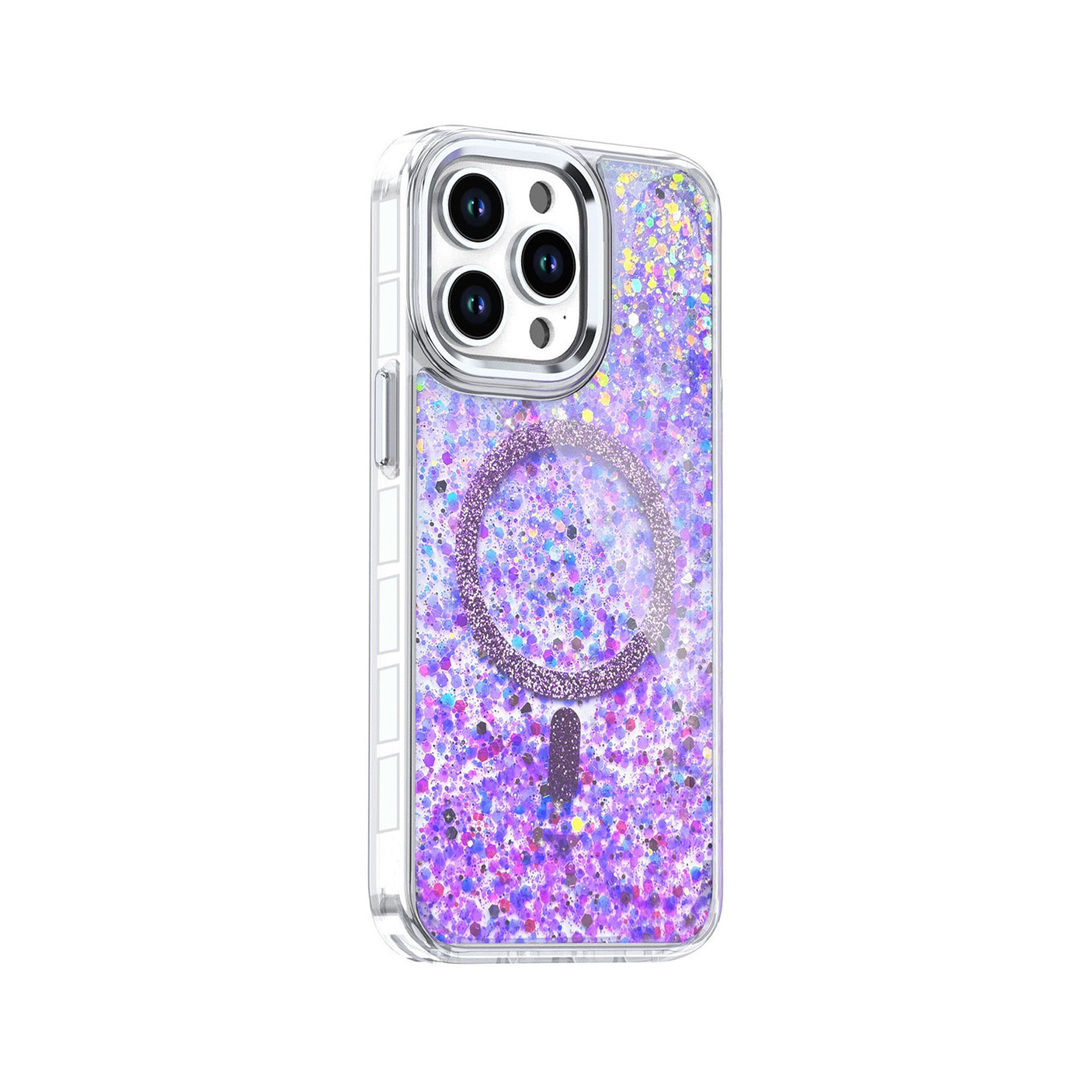 iPhone 16 Pro Carcasa Magsafe con Purpurina