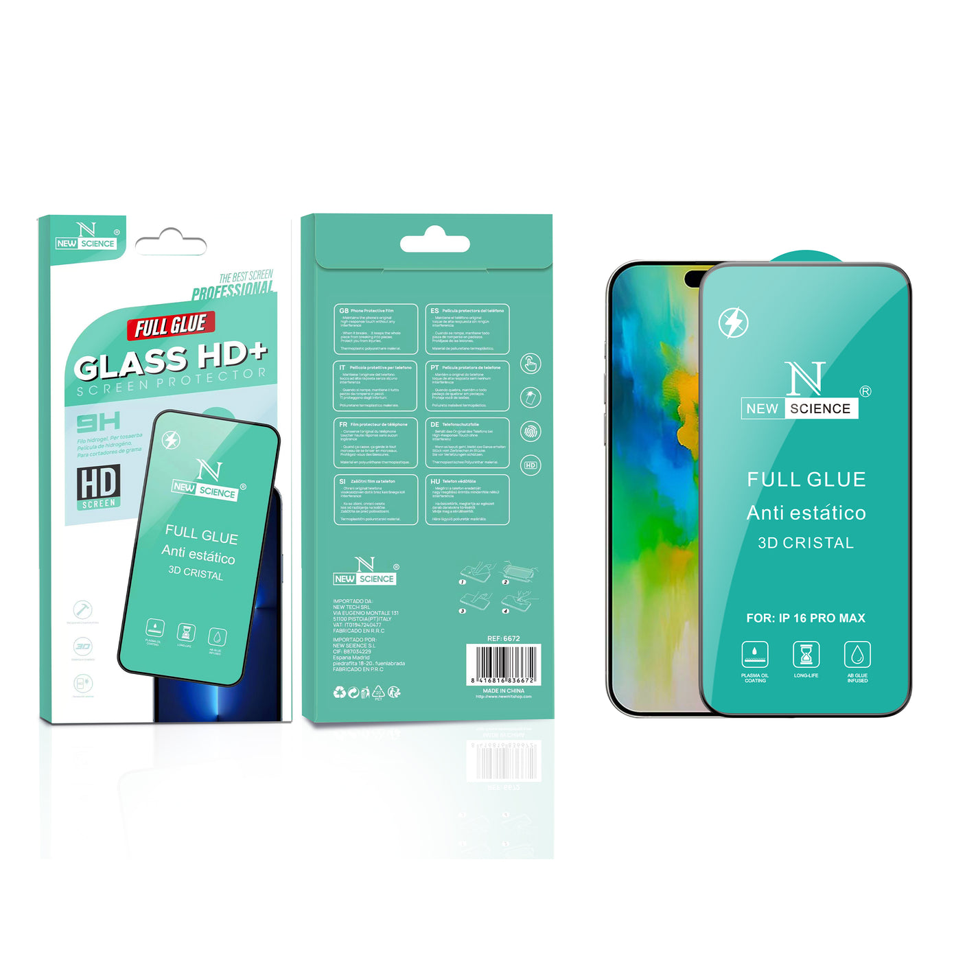 Huawei P Smart Full Glass Antiestático