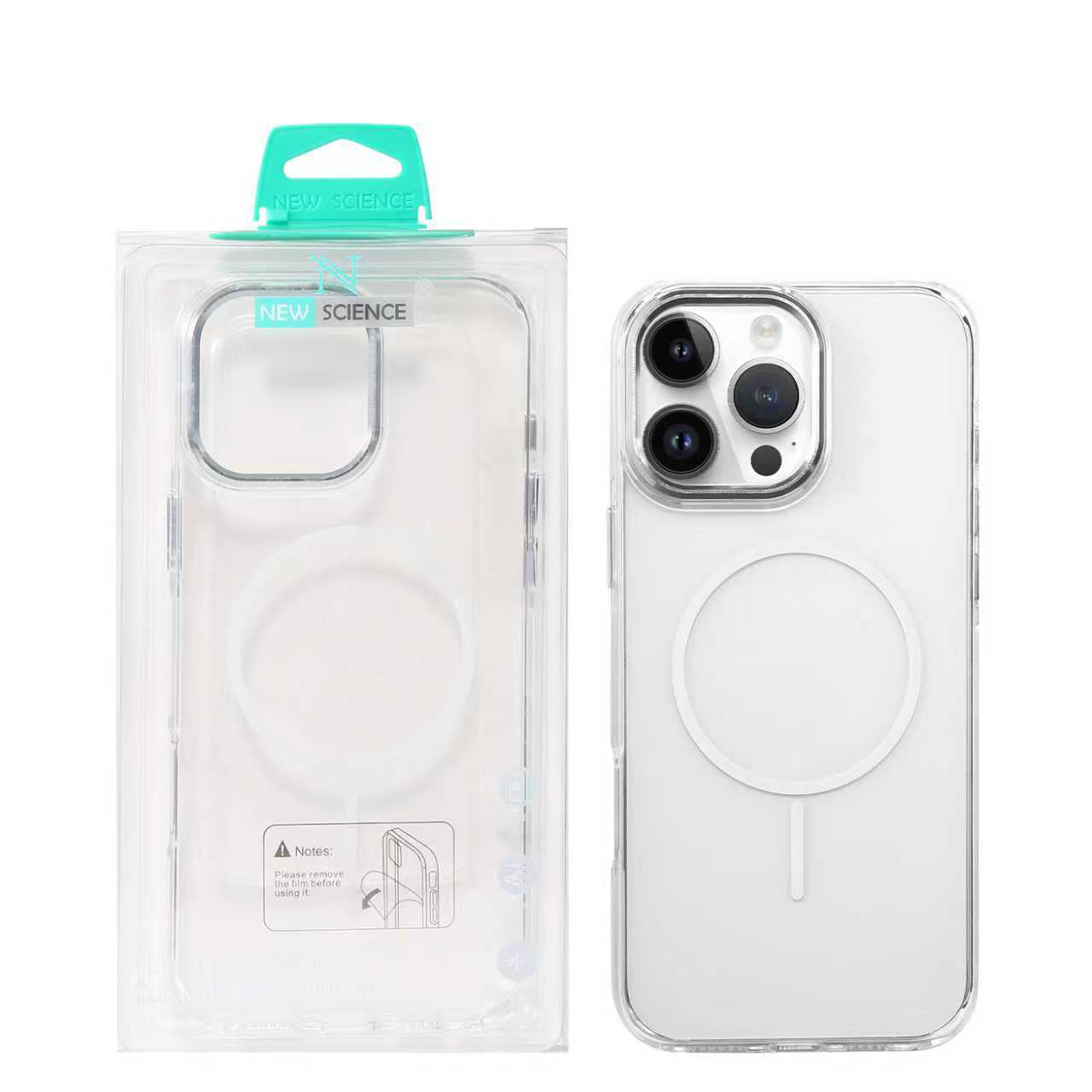 iPhone 16 Pro Max Funda Transparente Original con MagSafe