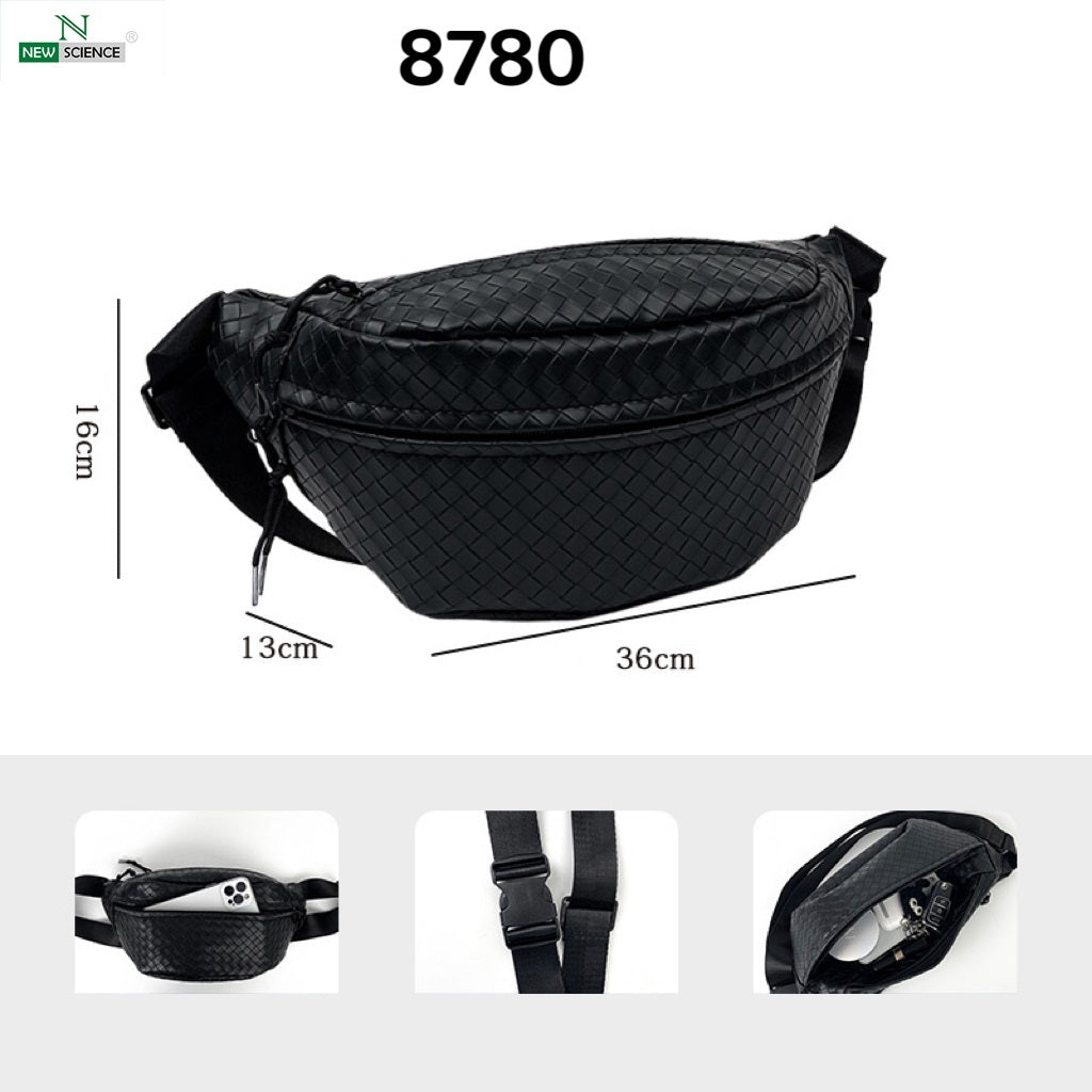 Bolso Riñonera de Cuero Modelo 8780-1