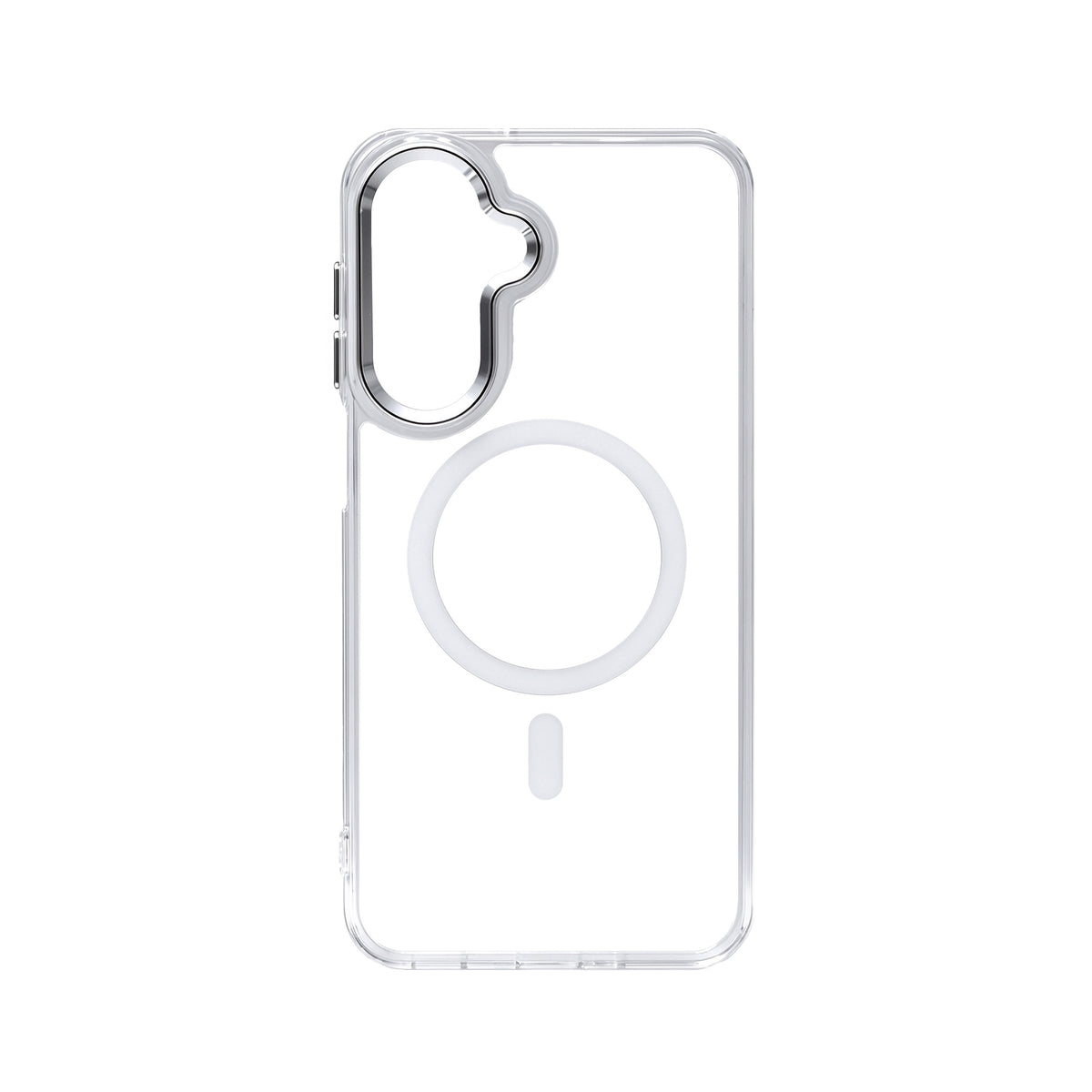 Samsung A17 Carcasa MagSafe Transparente con Borde a Color