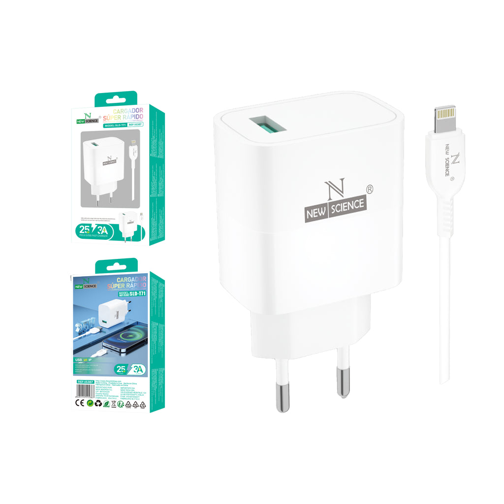 USB to iPhone charger 3A/25W SLD-T71