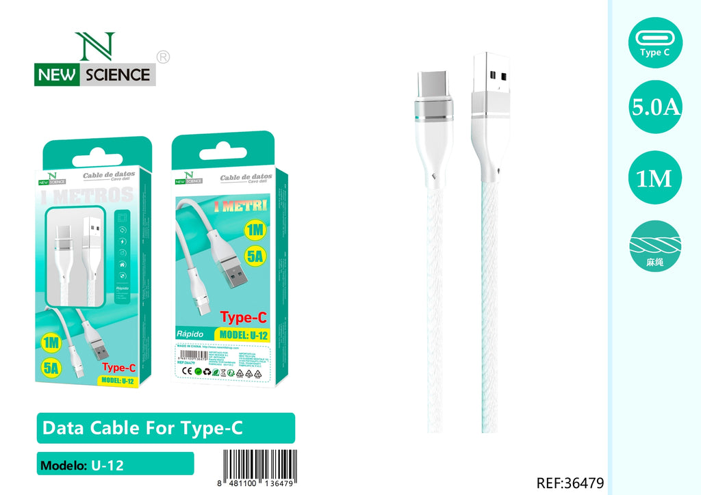 Cable USB a Type C 5A U-13