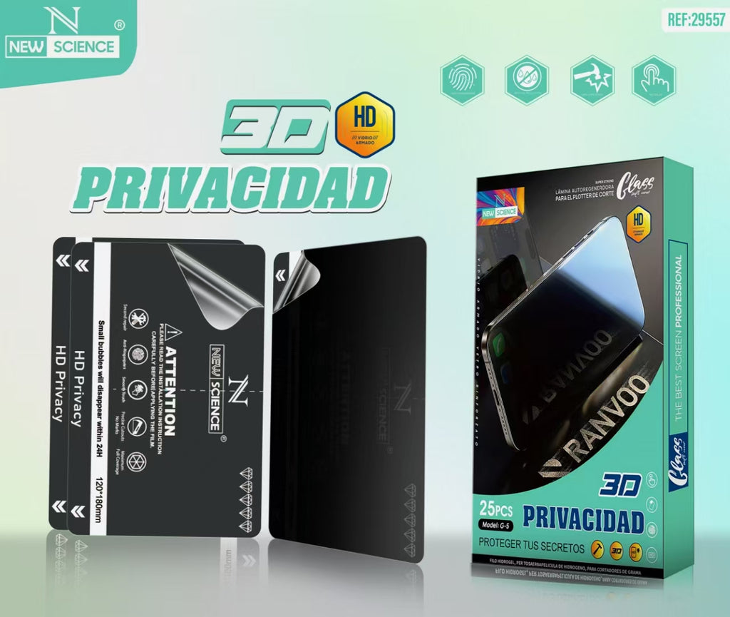 Lamina Hidrogel Privacy G-5 (Pack 25 uds)