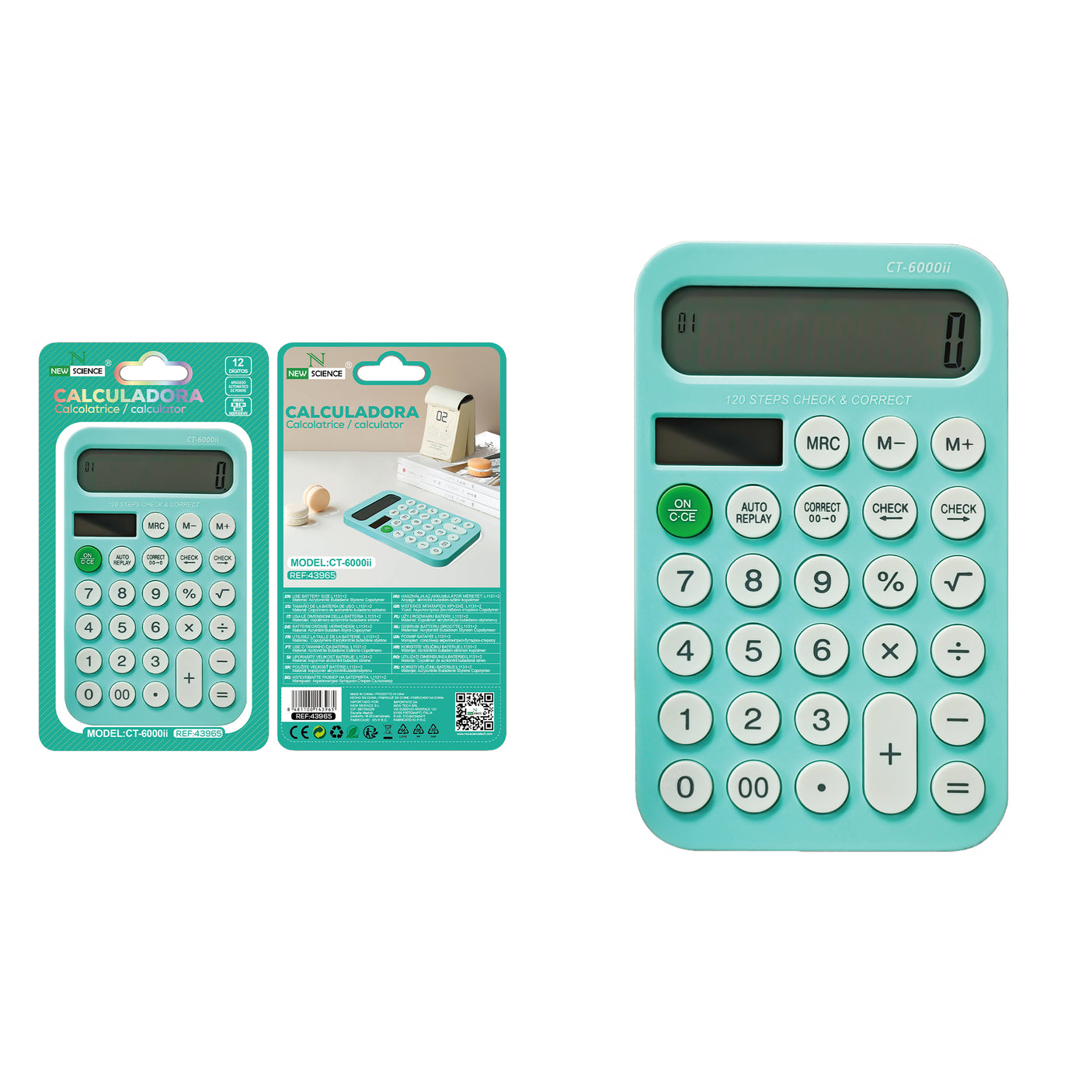 Calculadora 12 Dígitos CT-6000ii