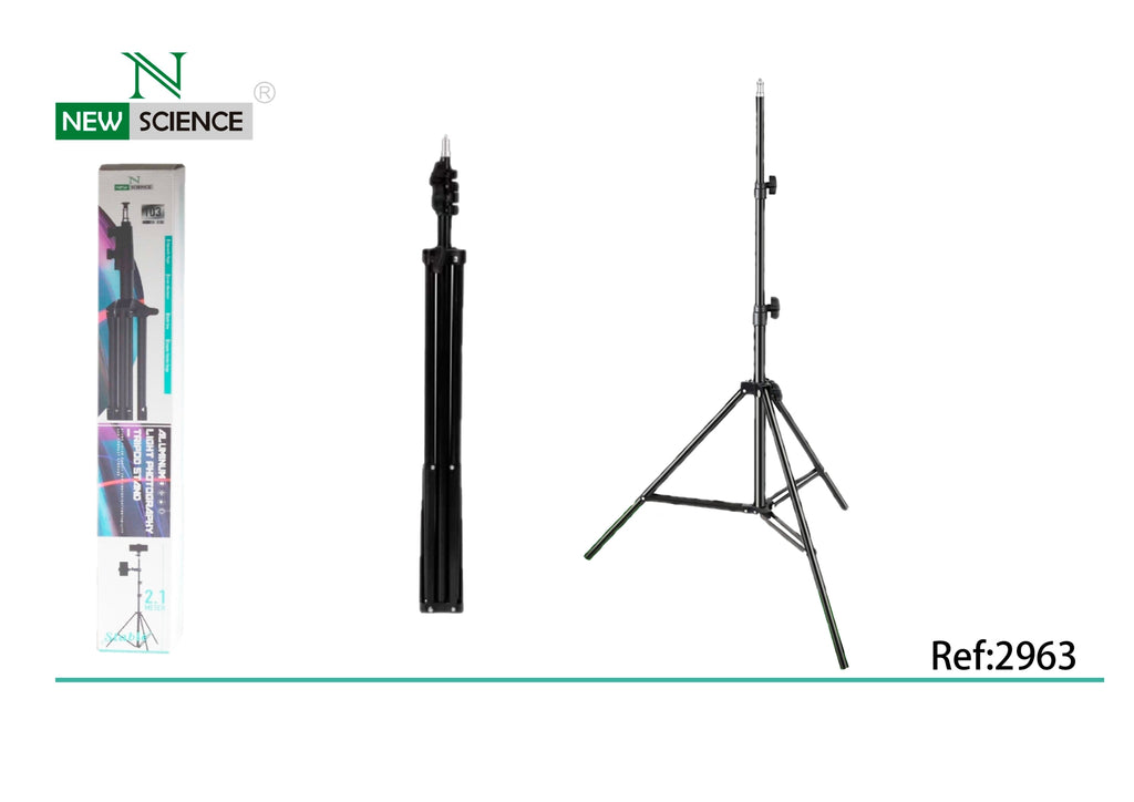 Soporte Trípode para Aro de Luz, hasta 2.1 Metros T03