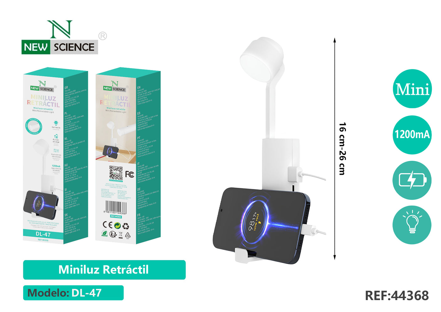 Mini Lámpara Retráctil DL-47