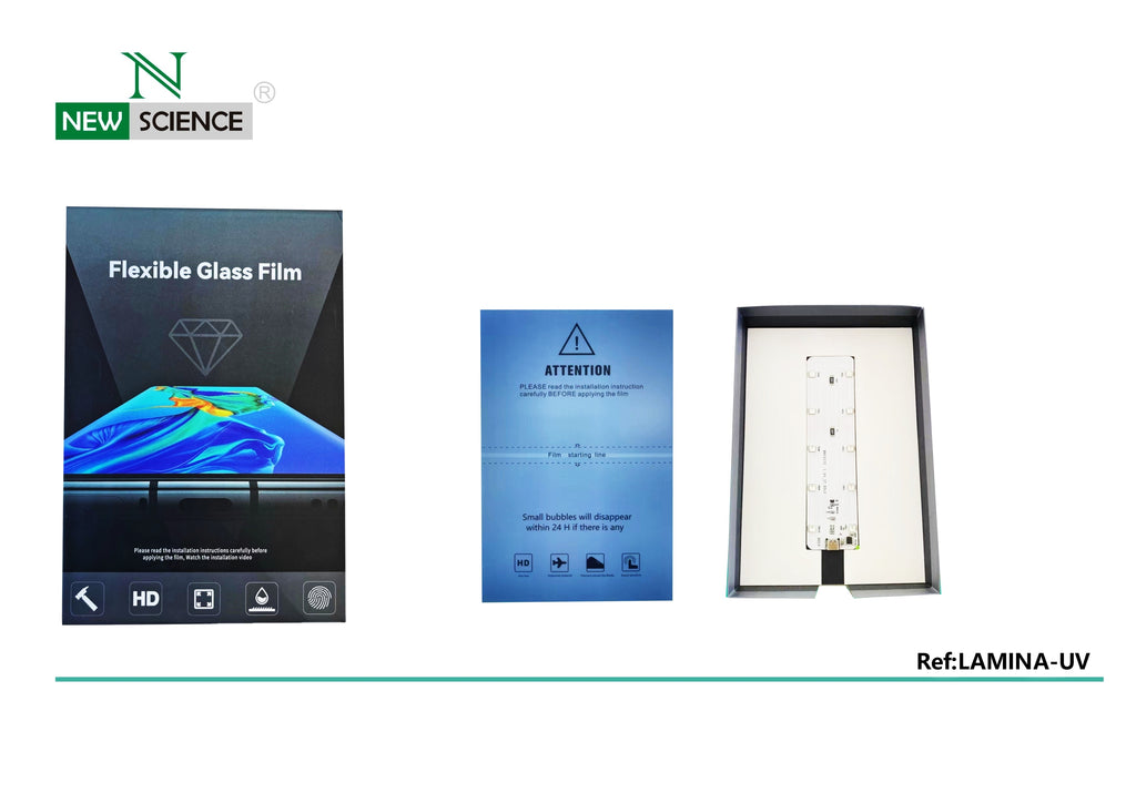Láminas Hidrogel UV "Flexible Glass" (25 uds)