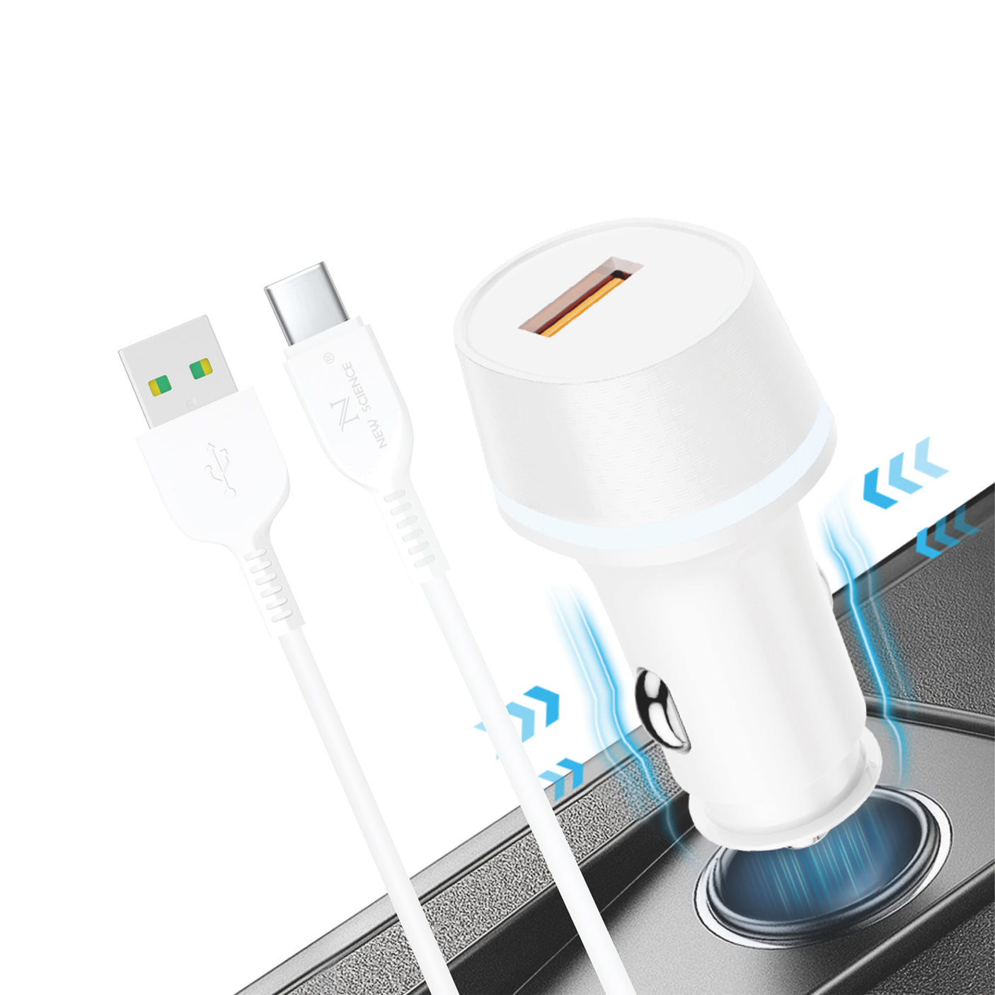 Cargador Coche USB-Type C 40W SLD-C17