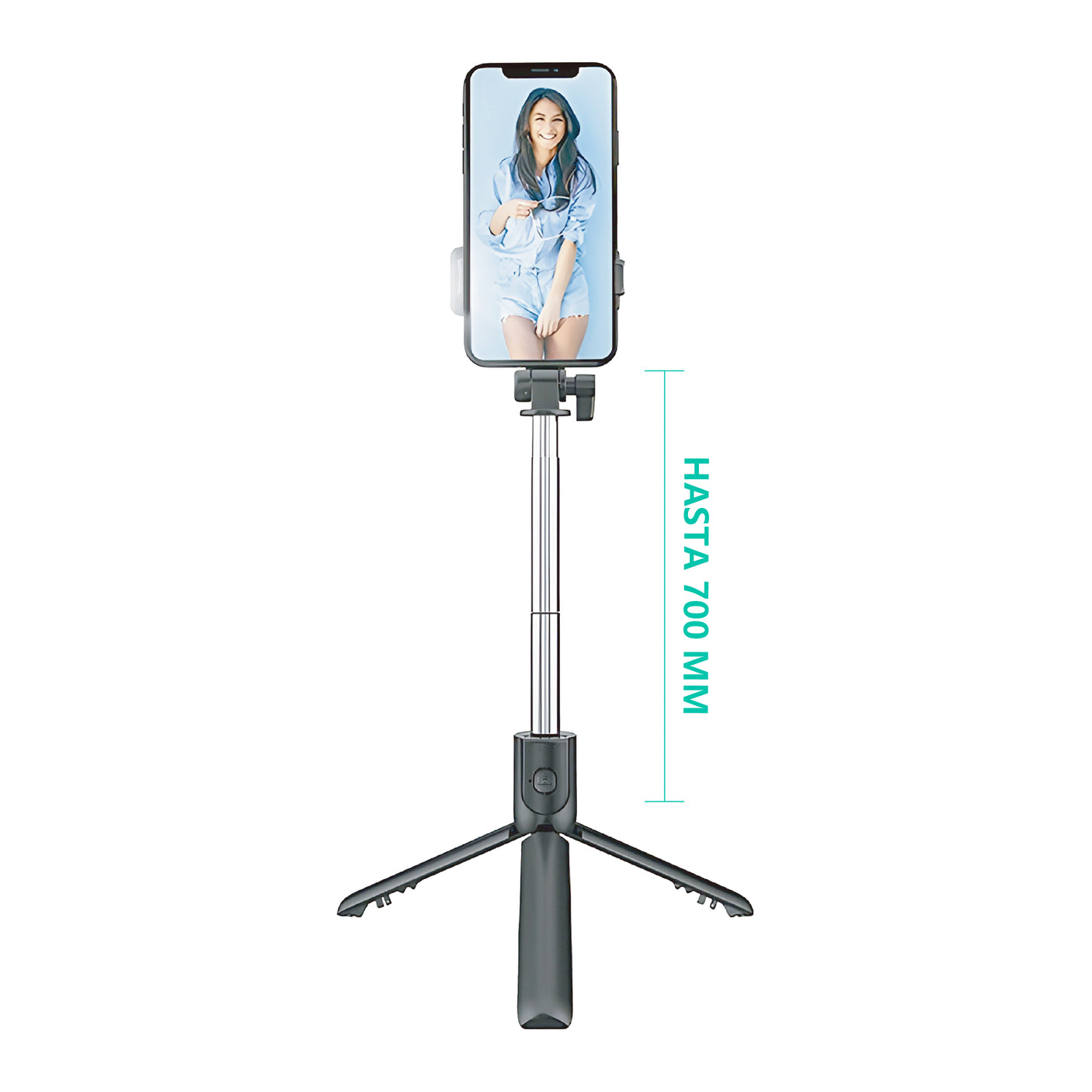 Palo Selfie Tripode con Luz  Hasta 70CM HD-259